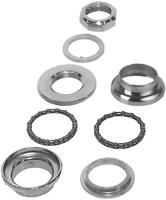 Messingschlager balhoofdstel headset 1"standard steel sil.