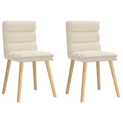Eetkamerstoelen 2 st linnen