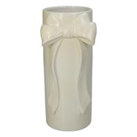 Vaas Strik Wit 25 cm hoog