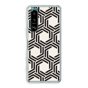 Geometrisch patroon: Sony Xperia 5 III Transparant Hoesje