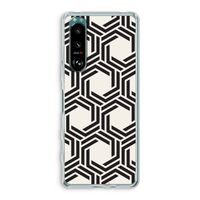 Geometrisch patroon: Sony Xperia 5 III Transparant Hoesje