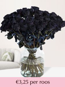 Zwarte rozen - Kies je aantal - 10 t/m 49 rozen