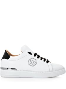 Philipp Plein baskets Hexagon - Blanc