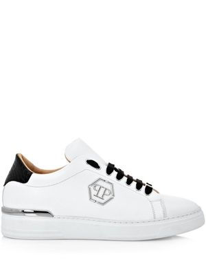 Philipp Plein baskets Hexagon - Blanc