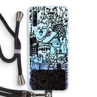 Vexx Black Mixtape: Huawei P Smart Pro Transparant Hoesje met koord