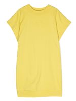 Elisabetta Franchi La Mia Bambina robe en jersey à logo appliqué - Jaune - thumbnail