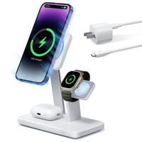 25W 3-in-1 Wireless Charger with MagSafe + CryoBoost US Plug - thumbnail