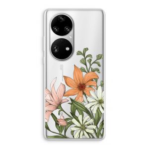 Floral bouquet: Huawei P50 Pro Transparant Hoesje
