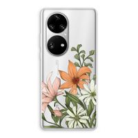 Floral bouquet: Huawei P50 Pro Transparant Hoesje Floral bouquet: Huawei P50 Pro Transparant Hoesje