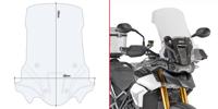 GIVI Windscherm, moto en scooter, D6418ST Verhoogd transparant GIVI Windscherm, moto en scooter, D6418ST Verhoogd transparant