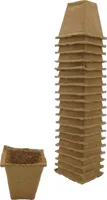 Nature Biopot | biologisch afbreekbare, vierkante kweekpotjes | 6x6x6cm 20st