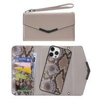 Mobilize 2in1 Elegant Magnet Clutch Apple iPhone 12 Pro Max Beige Snake