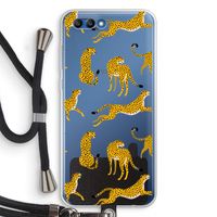 Luipaard: Honor 10 Transparant Hoesje met koord