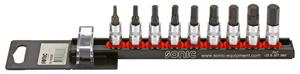 Bitdopset 1/4", inbus 9-dlg. op rail 100904