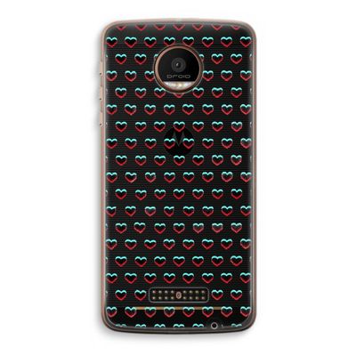 Hartjes: Motorola Moto Z Force Transparant Hoesje