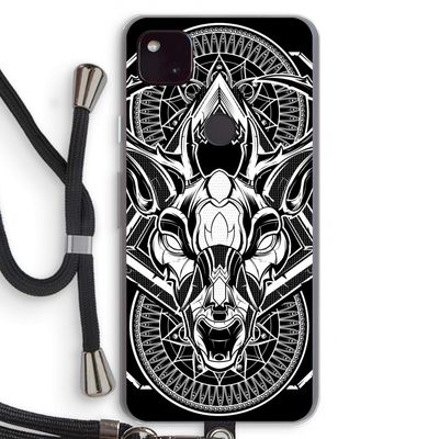 Oh Deer: Pixel 4a 5G Transparant Hoesje met koord