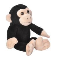 Wild Republic Chimpansee aap - 13 cm - pluche knuffel - apen - knuffeldieren