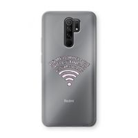 Home Is Where The Wifi Is: Xiaomi Redmi 9 Transparant Hoesje