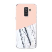 A touch of peach: Samsung Galaxy A6 Plus (2018) Transparant Hoesje