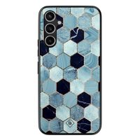 Samsung Galaxy A54 hoesje - Blue cubes - thumbnail