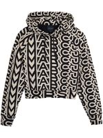 Marc Jacobs hoodie crop Monogram - Noir - thumbnail