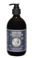 Marius Fabre Savon noir zwarte zeep met pomp 500 Milliliter