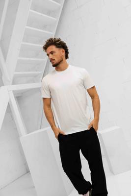 Richesse Shiny Essential T-Shirt Heren Wit - Maat S - Kleur: Wit | Soccerfanshop