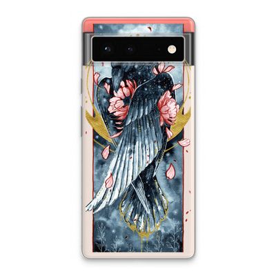 Golden Raven: Google Pixel 6 Transparant Hoesje