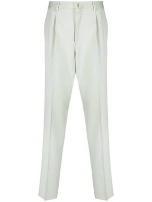 Lanvin pantalon de costume à plis marqués - Vert