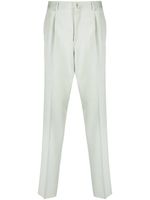 Lanvin pantalon de costume à plis marqués - Vert