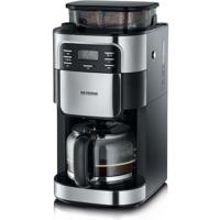 SEVERIN 4810 Koffiefilter met geïntegreerde molen - Zwart en roestvrij staal - 1000W - 1,4 L