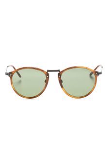 Giorgio Armani pantos-frame tortoiseshell sunglasses - Marron