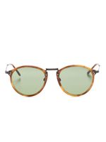 Giorgio Armani pantos-frame tortoiseshell sunglasses - Marron - thumbnail