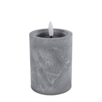 Kaars led ivar 1-pit h12,5 cm beton Van Manen - Van manen