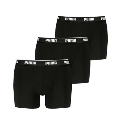 Heren Boxer Shorts Puma 701234187 001 Zwart 3 Stuks - Maat: L