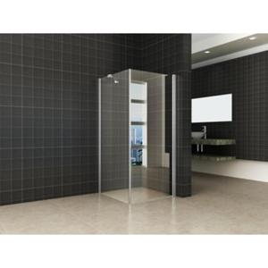 Wiesbaden Salone cabine met 1 draaideur 1000 x 1000 x 2000 x 8 mm nano helder glas/chroom 20.3841