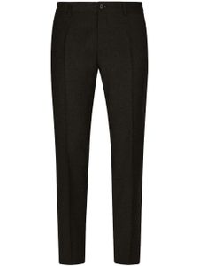 Dolce & Gabbana pantalon de costume à plis marqués - Noir