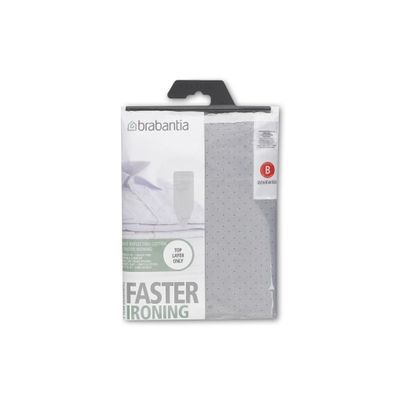 Brabantia strijkplankhoes B 124x38 cm 2 mm schuim metallic