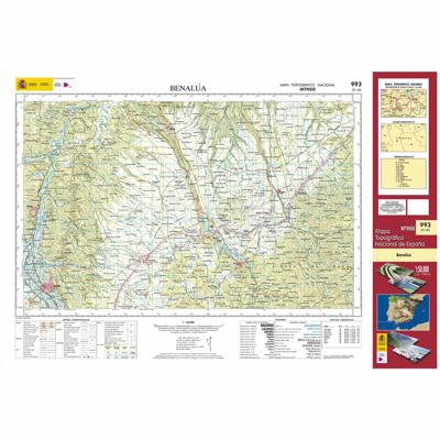 Topografische kaart 993 MT50 Benalúa | CNIG - Instituto Geográfico Nacional1
