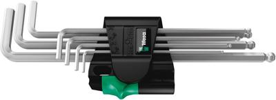 Wera Angular shaft magnetic hexagon socket, 7 pc