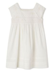 Bonpoint robe Framboise en coton - Blanc