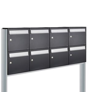 Allux Flow Set 4-Breed, 2-Hoog Op Statief Zwart - 40040070_4x2s