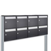 Allux Flow Set 4-Breed, 2-Hoog Op Statief Zwart - 40040070_4x2s
