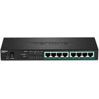 Trendnet TPE-TG83 netwerk-switch Unmanaged Gigabit Ethernet (10/100/1000) Power over Ethernet (PoE) Zwart - thumbnail