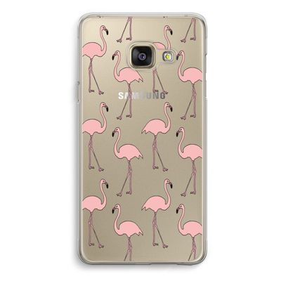 Anything Flamingoes: Samsung A3 (2017) Transparant Hoesje