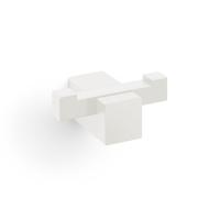 Zack Carvo Handdoekhaak - 7x3cm - dubbel - wit 40814 Zack Carvo Handdoekhaak - 7x3cm - dubbel - wit 40814