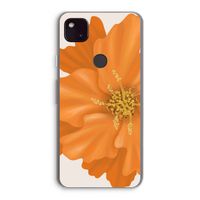 Orange Ellila flower: Google Pixel 4a 5G Transparant Hoesje