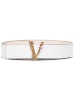 Versace ceinture à boucle Virtus - Blanc