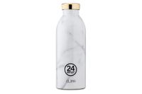 24bottles Clima Fiets Bidon - Carrara Wit 24bottles Clima Fiets Bidon - Carrara Wit
