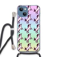 Musketon Unicorn: iPhone 13 Transparant Hoesje met koord Musketon Unicorn: iPhone 13 Transparant Hoesje met koord